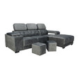 Lavo Fabric L-Shape Sofa 6060
